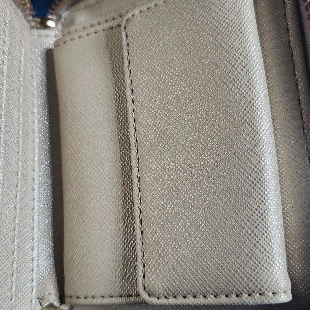 Michael Kors Metallic Gold Zip Wallet